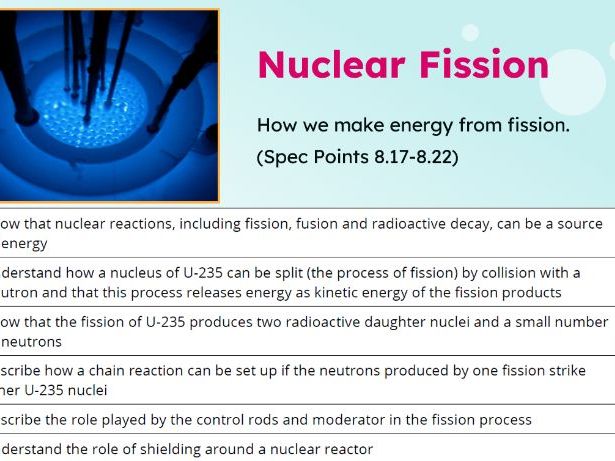 IGCSE Physics: Nuclear Fission | Radioactivity | Edexcel Modular | Unit 8 | L8