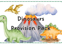 Dinosaurs Provision Bundle Pack