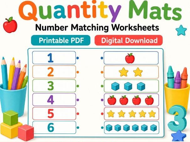 Number Quantity Mats