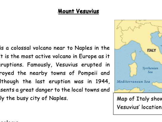 Vesuvius Model Information Text