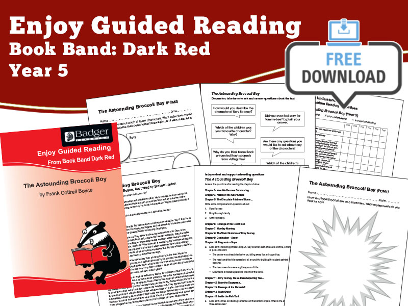 Guided Reading Notes: Astounding Broccoli Boy – Year 5