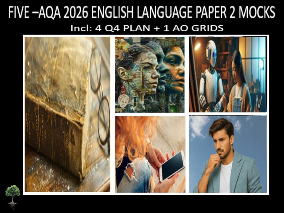 FIVE - AQA PAPER 2 | 2026 FULL MOCKS | Q4 PLAN  | AO GRIDS