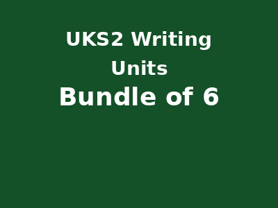 UKS2 6x Writing Units