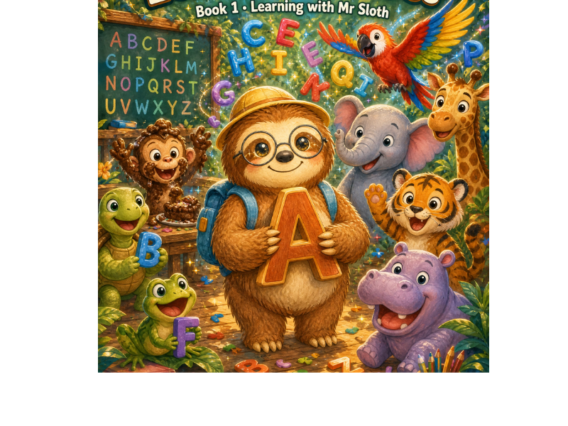 Learning with Mr Sloth: Alphabet ABCs | EYFS KS1 Year 1 Year 2 | Phonics Letters A-Z | 5-Lesson Plan