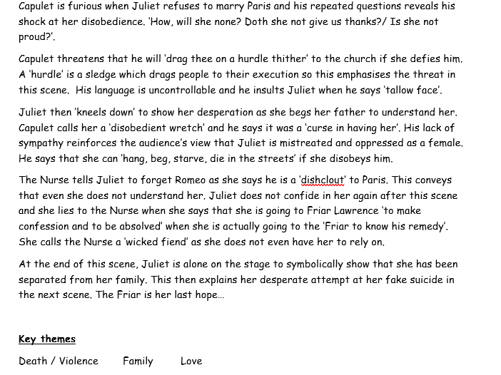 Paris Quotes Romeo And Juliet Romeo And Juliet - Act 3, Scene 5 - Juliet Refuses To Marry Paris |  Teaching Resources