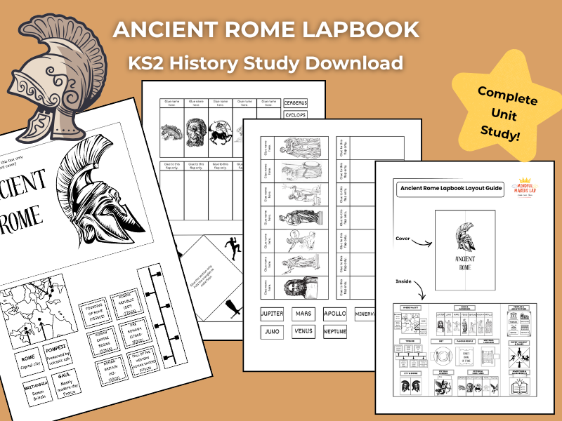 Ancient Rome KS2 History Activities | Lapbook