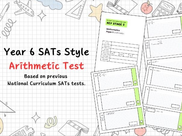Year 6 SATs Arithmetic Paper Test
