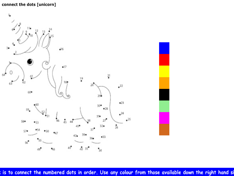 connect the dots [unicorn]