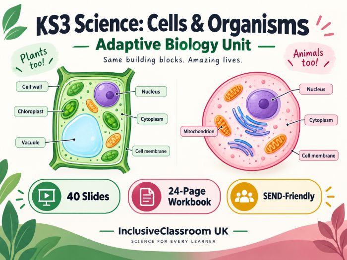 KS3 Adaptive Biology: Cells & Organisms