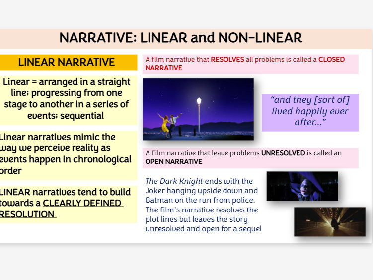 AL FILM STUDIES - Introduction to NARRATIVE