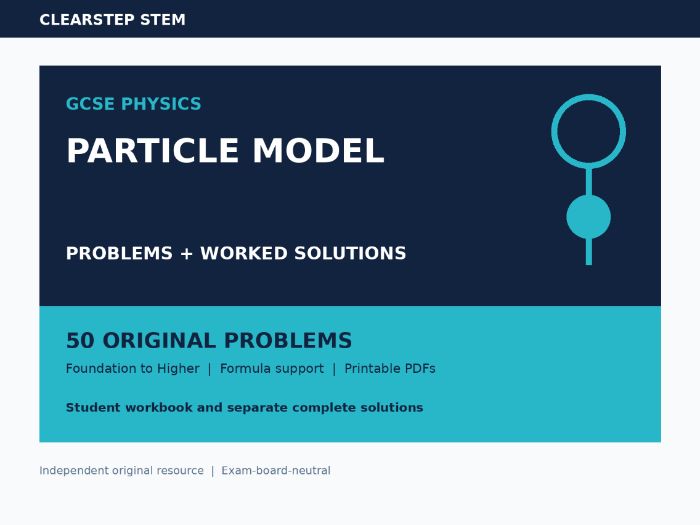 GCSE Particle Model Problems and Solutions