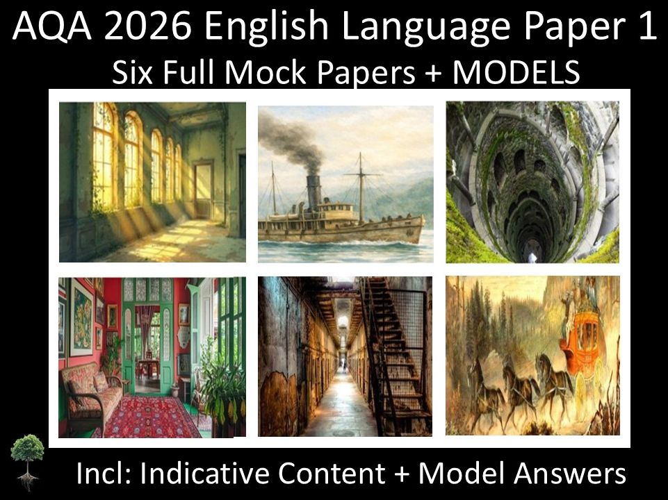 Six 2026 AQA English Language Paper 1  Mocks | Models