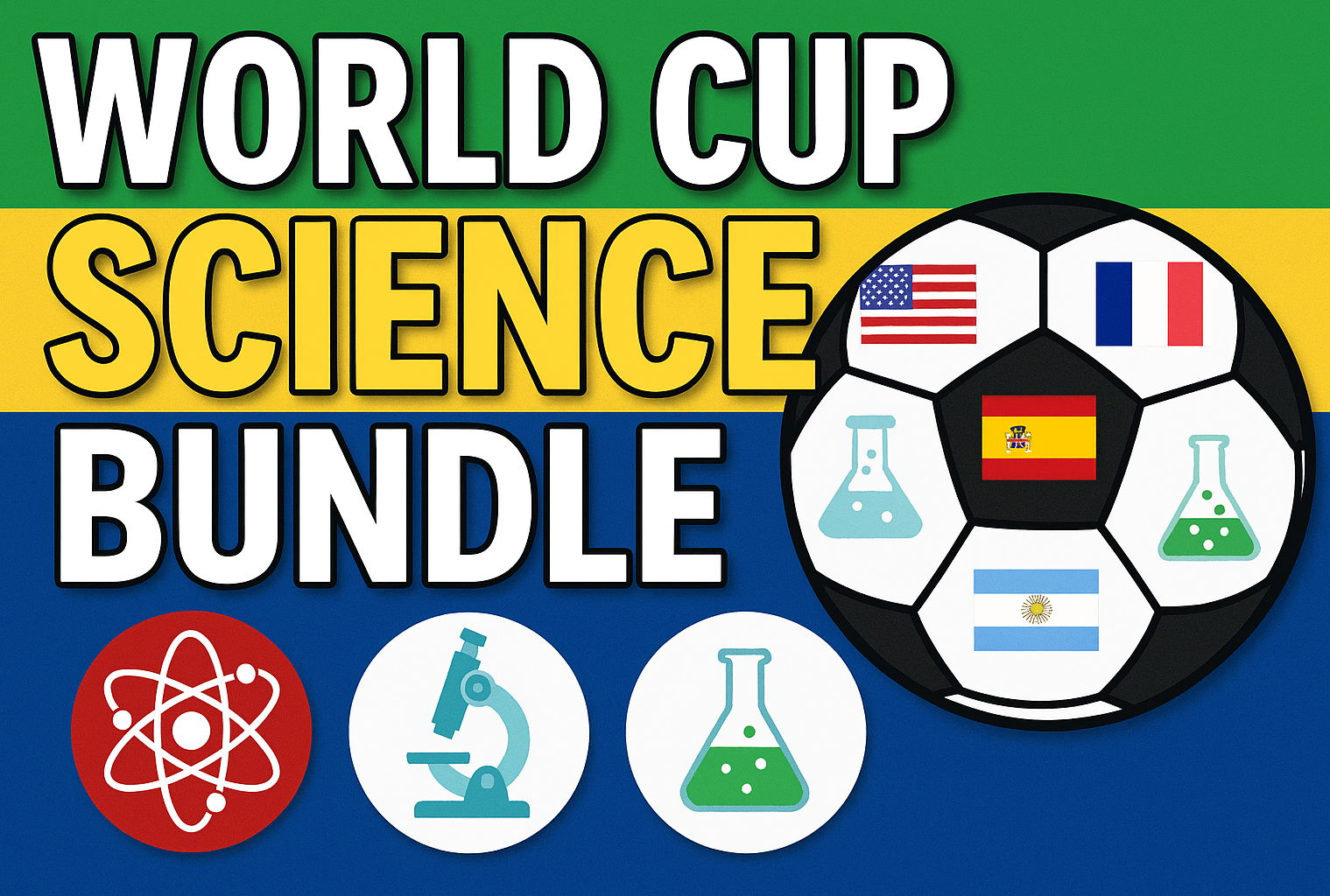 World Cup Science Bundle | Chemistry, Physics and Biology
