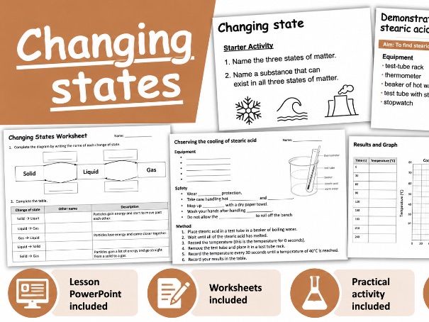 KS3 Changing states lesson