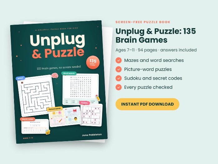 135 Puzzles for Early Finishers and Wet Play (Ages 7–11)