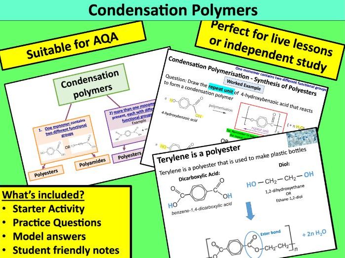 Condensation Polymers (AQA)