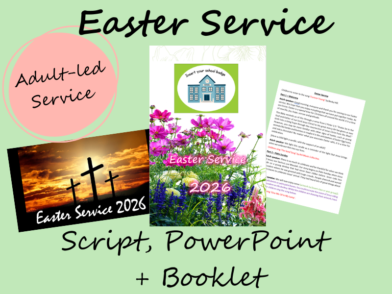 Adult-led Easter Service (Script, PowerPoint + Booklet)