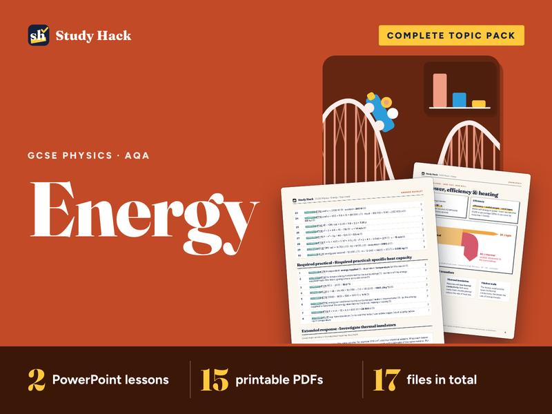 GCSE Physics Energy Complete Pack (AQA)