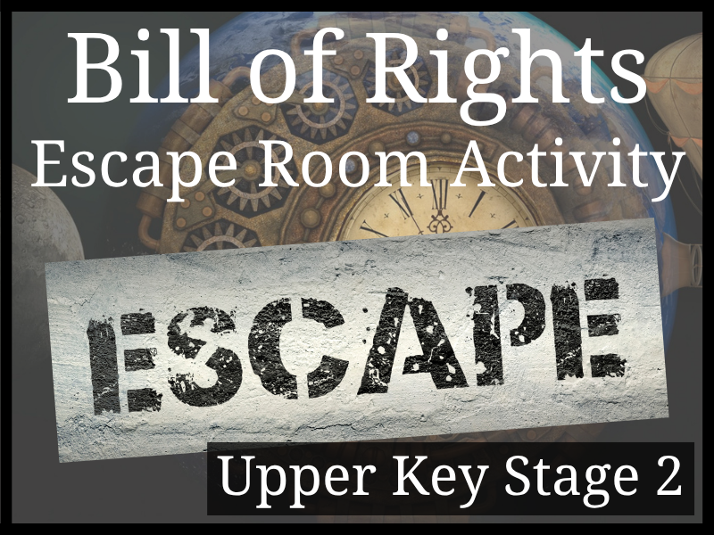 Bill of Rights Escape Room Activity