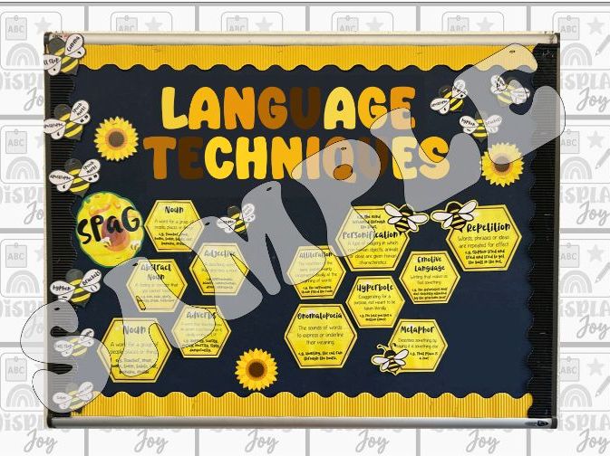English Language Techniques Display