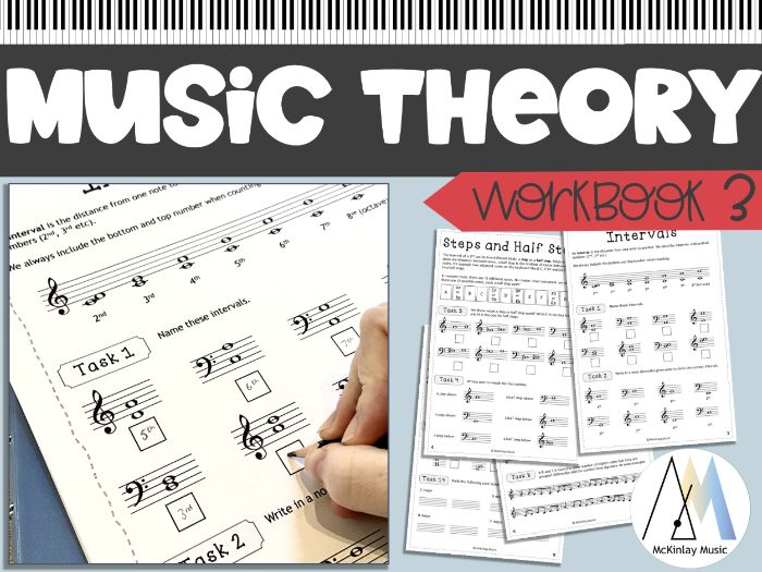 Music Theory Workbook 3 for beginners