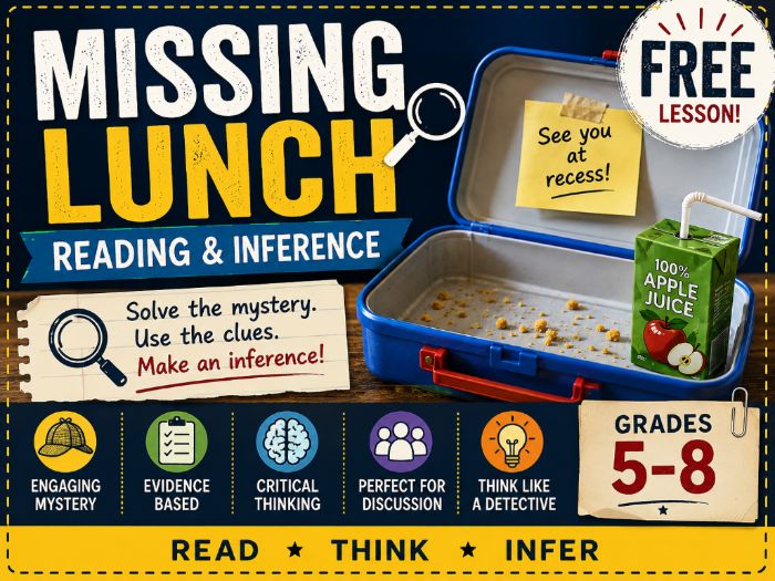 Missing Lunch: Reading & Inference