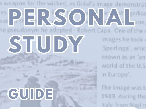 Edexcel A-Level Photography Personal Study Essay Guide