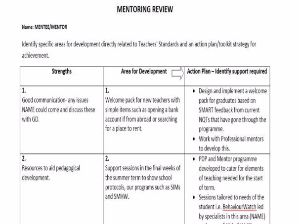 Sample business plan for mentoring program image