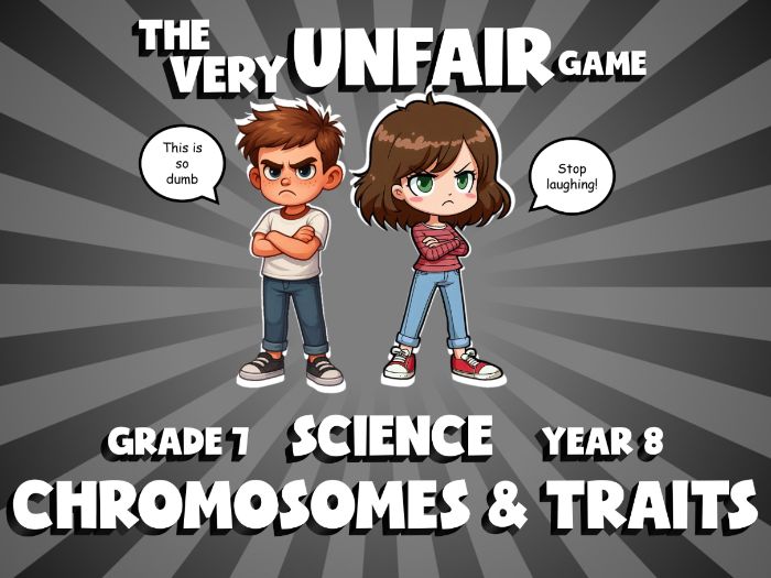 Chromosomes & Traits VERY UNFAIR GAME | No-Prep Year 8 Science Review Activity