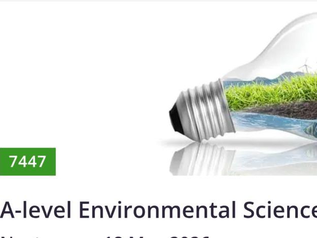 A-Level Environmental Science AQA 3.1.3 Life Processes
