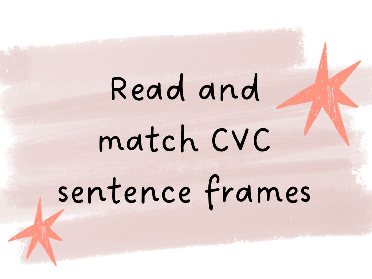 CVC read and match frames