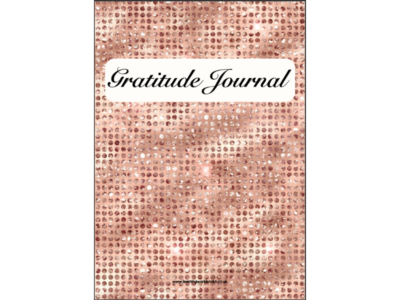 Rose Diamond Stud Gratitude Journal
