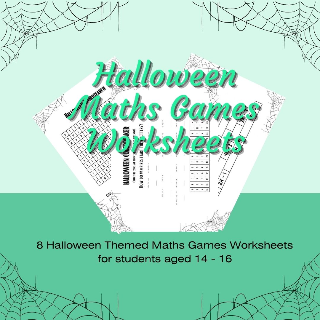 Halloween KS4 10th to 11th Grade Maths Games Worksheets Teaching
