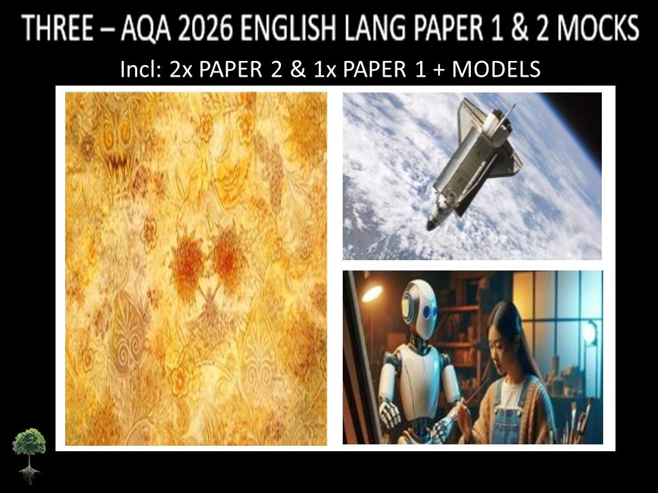THREE - AQA PAPER 1 & 2 | 2026 FULL MOCKS | MODELS