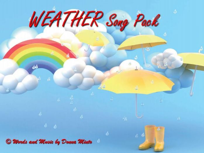 Weather song pack - Ten Songs | Teaching Resources
