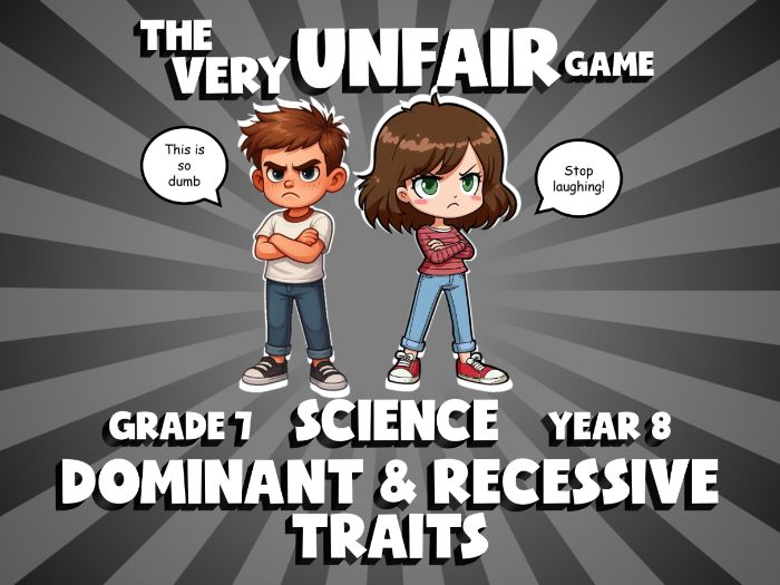 Dominant & Recessive Traits VERY UNFAIR GAME | No-Prep Year 8 Science Review Activity