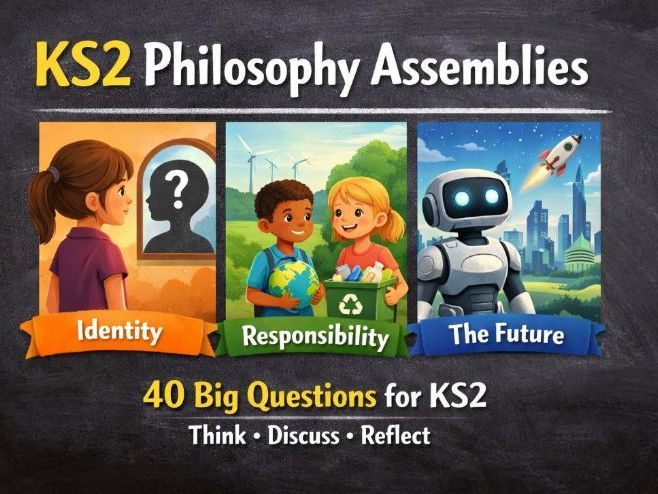 Philosophy Assemblies for KS2 – 40 Big Questions | Whole School Assembly Programme