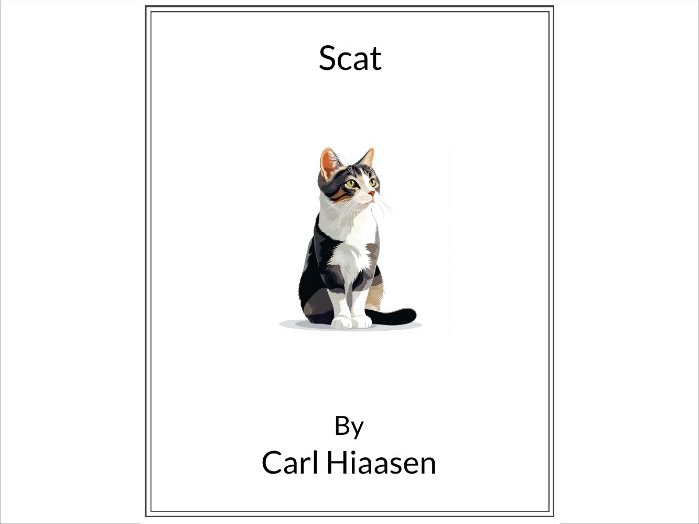 Scat by Carl Hiaasen - (Lesson Plan)