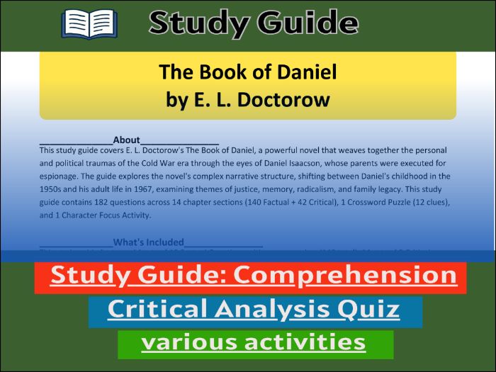 The Book of Daniel, study guide & Activities