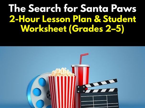 The Search for Santa Paws – 2-Hour Lesson Plan & Student Worksheet (Grades 2–5)