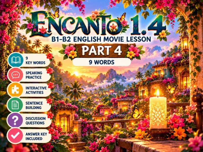 Encanto 1.4 | B1–B2 English Movie Lesson