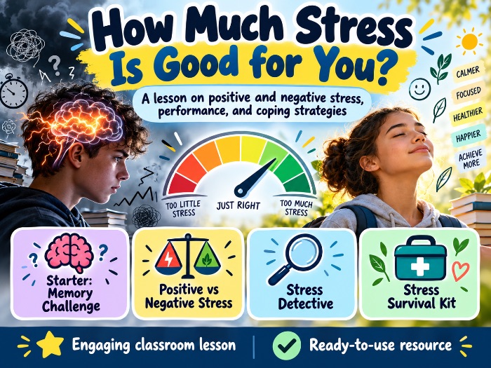 How Much Stress Is Good for You? Stress & Resilience - PSHE Lesson