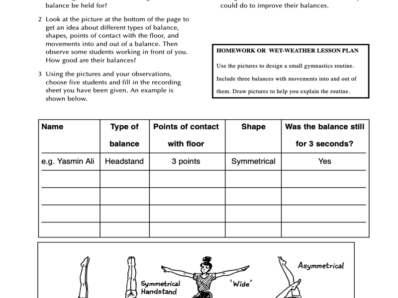 Interactive Work for Non-Participants in PE