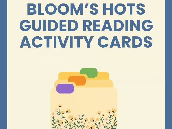 Blooms HOTS Fiction Reading Activity Cards