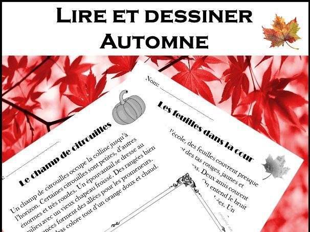 Lire et dessiner - Automne (10 textes)
