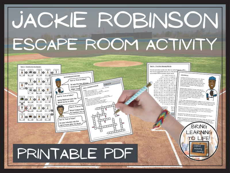 Jackie Robinson Escape Room Activity