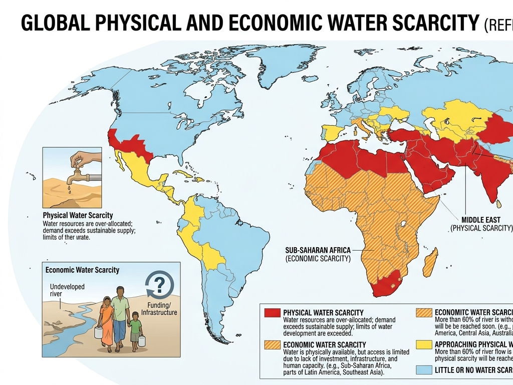 Global water resources pack a-level, 9696-2027 spec