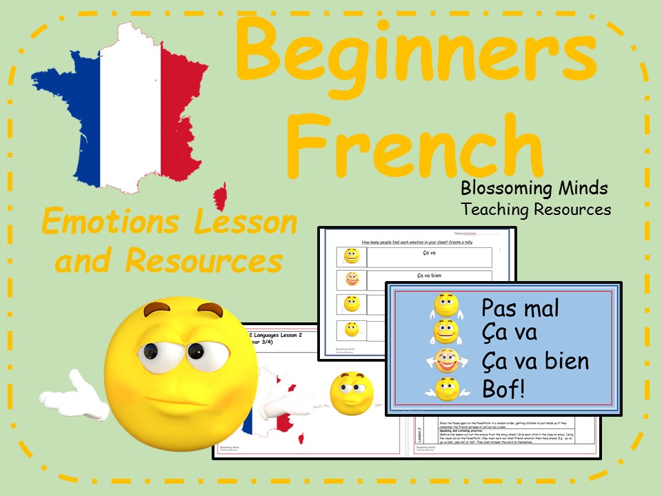French Feelings Chart