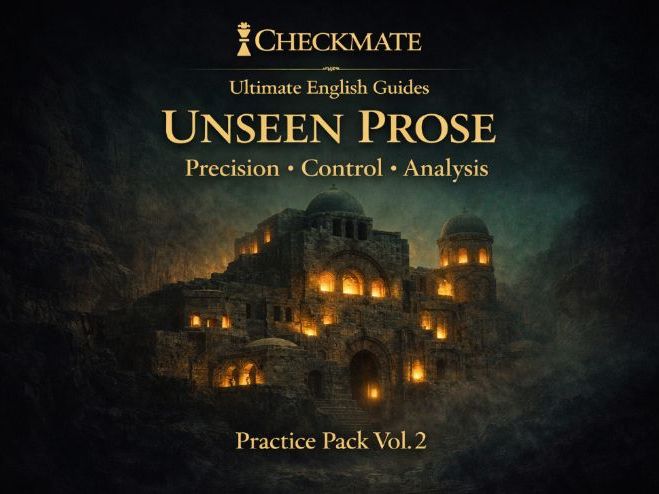 CHECKMATE: Unseen Prose — Practice Pack Vol. 2 -GCSE English Language