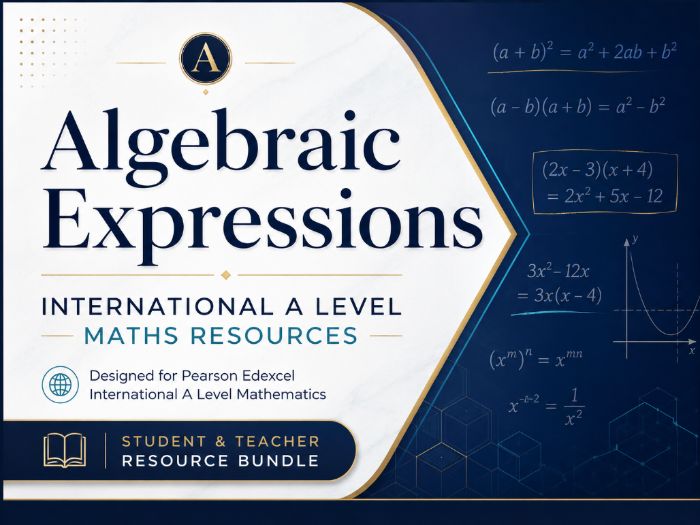 01 - Algebraic Expressions P1 Teacher Pack - Pearson Edexcel International A-Level Maths